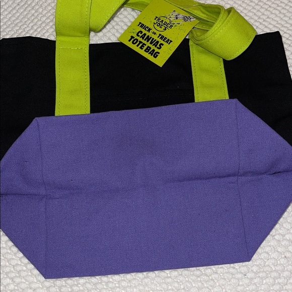 Trader Joe's Mini Canvas Tote Bag Halloween - Picture 2 of 3